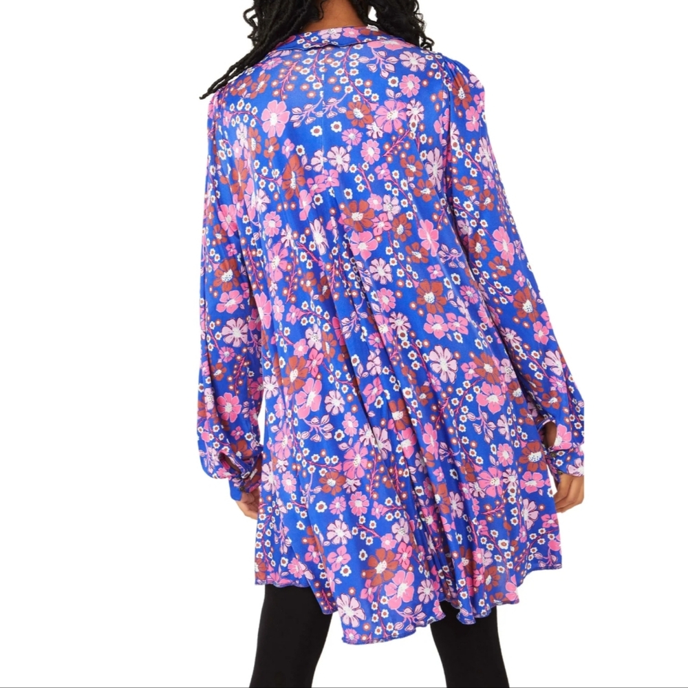 Free People Daisy Jane Floral Shift Dress - Picture 3 of 16